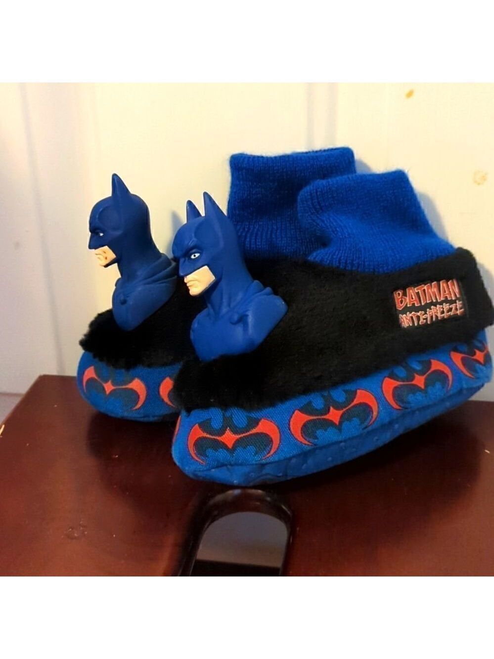 Vintage Batman Slippers Toddler Size 7 8